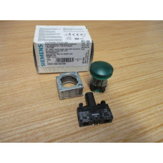 Siemens 3SB3 648-6BA40 Green 3SB3 648-6BA40 Complete