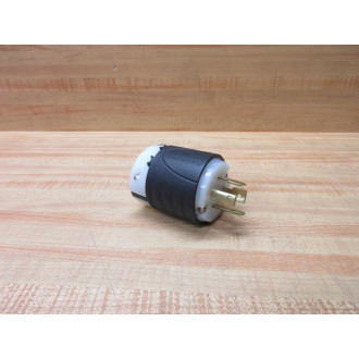 Pass And Seymour L1620-P Turn Lock Plug White Bottom - New No Box