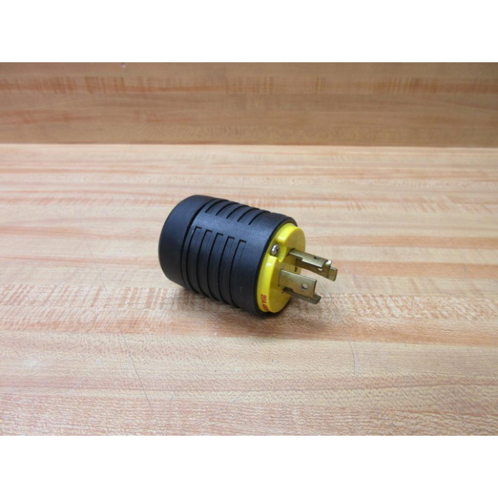 Pass And Seymour L1620-P Turn Lock Plug Yellow - New No Box