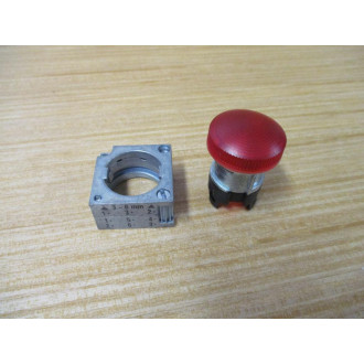 Siemens 3SB3 501-6BA20 Red 3SB35016BA20 W Base - New No Box