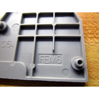 ABB Entrelec 11836816 Terminal Block End FEM6 (Pack of 14) - New No Box