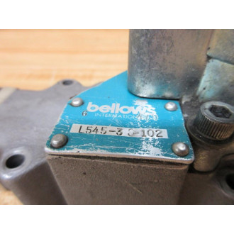 Schrader Bellows L545-39-102 Valvair  Pilot Valve L54539102 With Manifold - Used