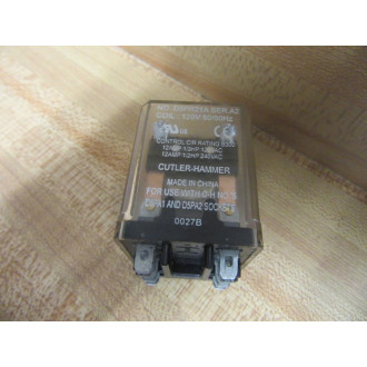Cutler Hammer D5PR21A-120V Eaton Plug In Relay - Used