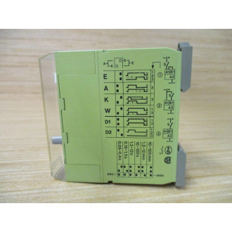 Comat CM124-60V Time Relay CM12460V 0.05s - 100m Chipped DIN Clip - Used