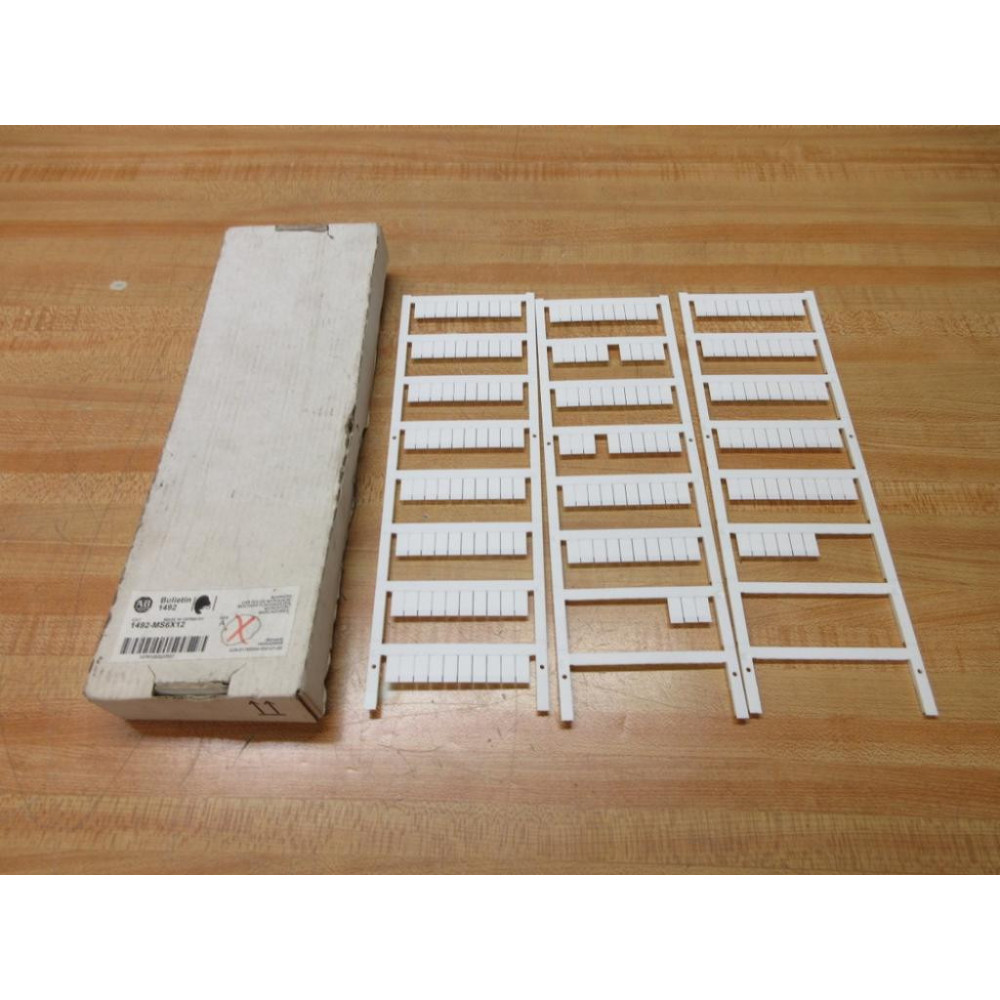 Allen Bradley 1492-MS6X12 Blank Terminal Markers 1492MS6X12 (Pack of 197)