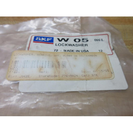 SKF W-05 Lockwasher W05 (Pack of 3)