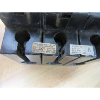 Square D EHB4340 Circuit Breaker 40A 3 Pole - Used