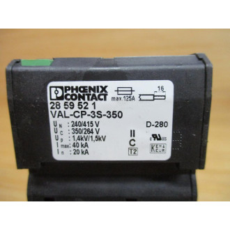 Phoenix Contact VAL-CP-3S-350 Type 2 Surge Arrester 2859521 - Used