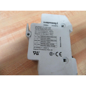 Ferraz  ShawmutMersen USM31 Midget Fuse Holder 3 Pole (Pack of 2) - Used