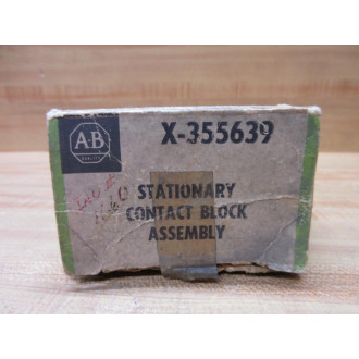 Allen Bradley X-355639 Contact Block X355639 - Used