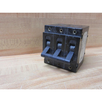 Airpax UPL111-22065-1 Circuit Breaker 38A 3 Pole UPL111220651 - Used