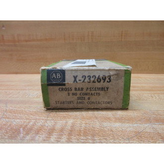 Allen Bradley X-232693 Cross Bar Assembly X232693 WOut Contacts