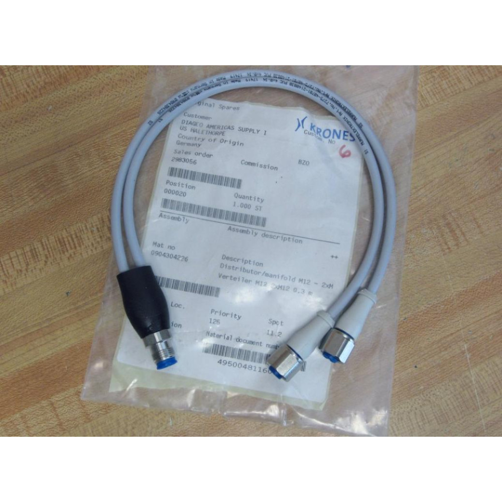 Murrelektronik 7275-40701-2140030 Y-Distributor Cable 7275407012140030