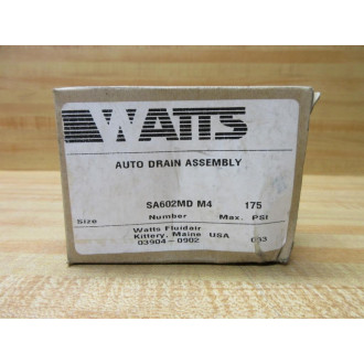 Watts Fluid Air SA602MD M4 Parker Auto Drain Assembly SA602MDM4