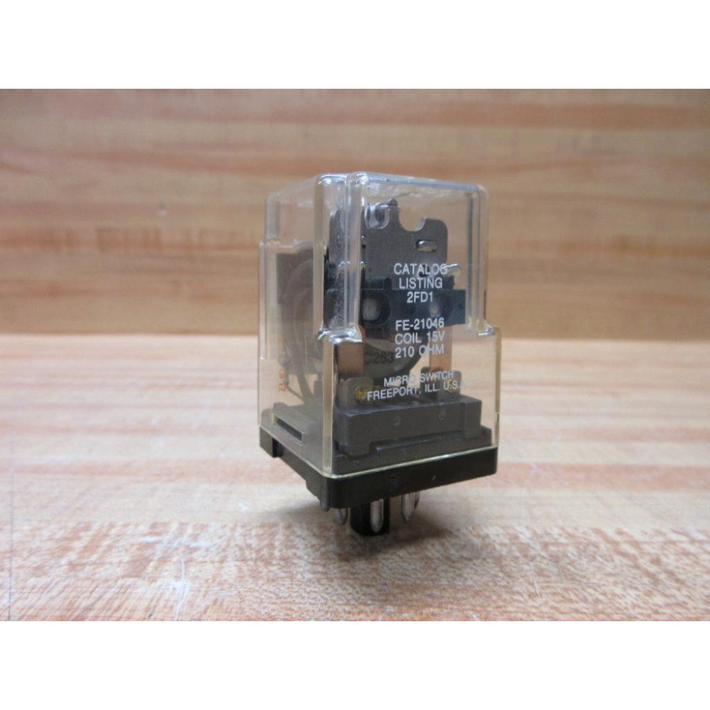 Micro Switch 2FD1 Honeywell Control Relay 210 OHM - Used