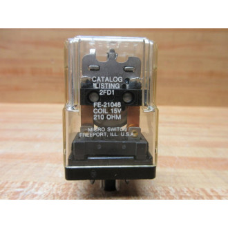 Micro Switch 2FD1 Honeywell Control Relay 210 OHM - Used