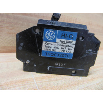 General Electric THQC32070 Circuit Breaker 70A 3 Pole GE - Used