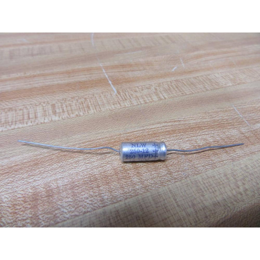 CDE 250-12 NLW Capacitor 250MFD 12WV  25012 (Pack of 3) - New No Box