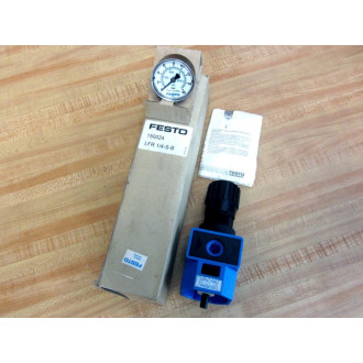 Festo LFR-14-S-B Filter Regulator 150024 WGauge