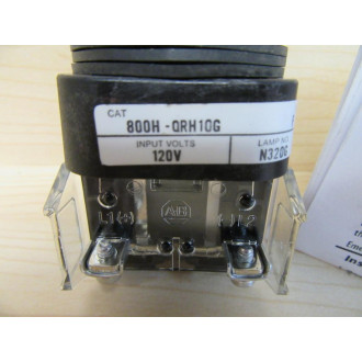 Allen Bradley 800H-QRH10G Pilot Light - New No Box