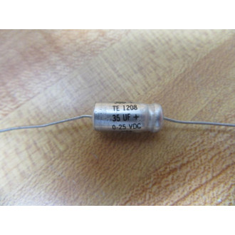 Sprague TE 1208 Capacitor 35µF 0-25VDC TE1208 (Pack of 3) - New No Box