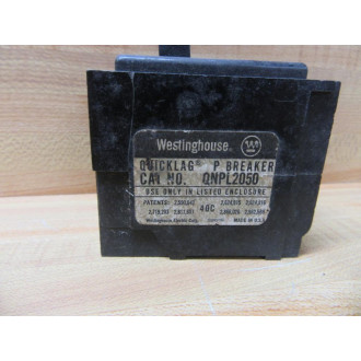 Westinghouse QNPL2050 Circuit Breaker 50A 2 Pole - Used