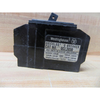 Westinghouse QCL2030 Circuit Breaker 30A 2 Pole - Used