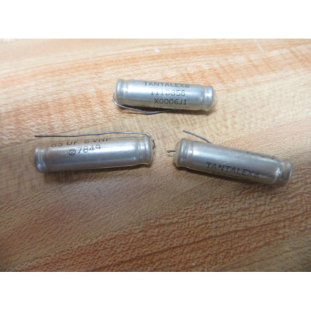 Tantalex 111D856 Capacitor 85µF 6 VNP (Pack of 3) - New No Box