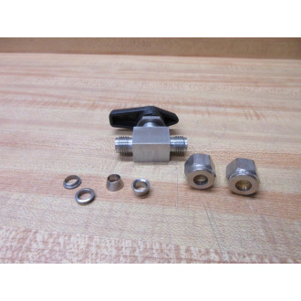 Parker 4A-MB4LPFA-SSP Miniature Ball Valve 4AMB4LPFASSP