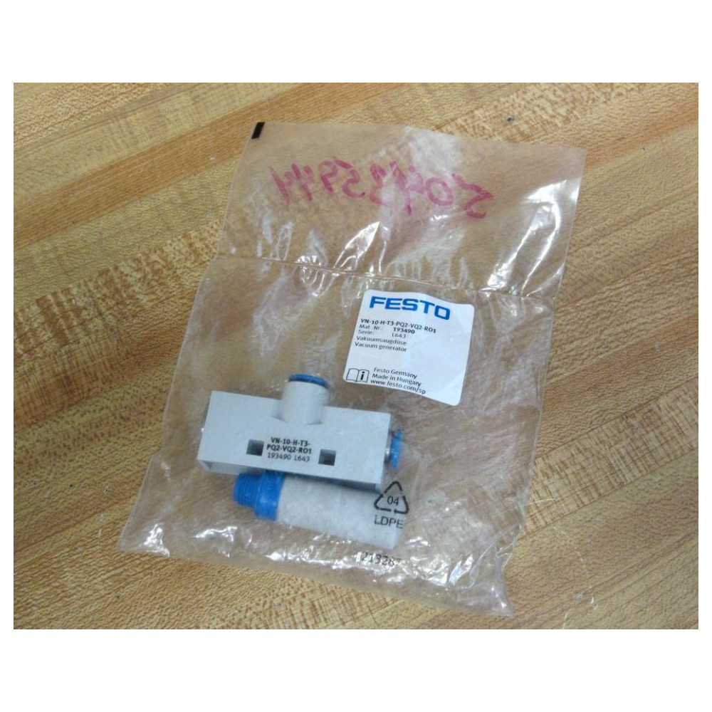Festo VN-10-H-T3-PQ2-VQ2-RO1 Vacuum Generator 193490