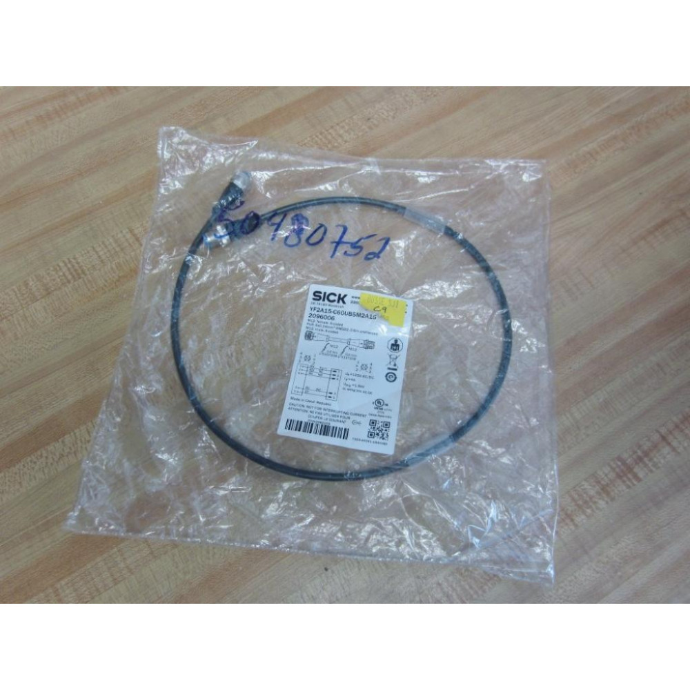 Sick YF2A15-C60UBM2A15 Cordset 2096006