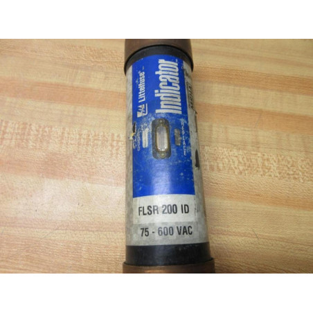 Littelfuse FLSR 200 ID Indicator Fuse Cross Ref 4YZY2 - Used