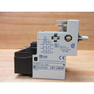 Telemecanique LB1-LB03P17 Protection Module 021070 LB1LB03P17 - Used