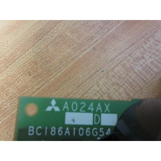 Mitsubishi A024AX Capacitor Board BC186A106H04 - Used