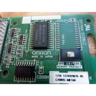 Omron C200HS-ME16K Memory Cassette Module C200HW-ME32K - Used