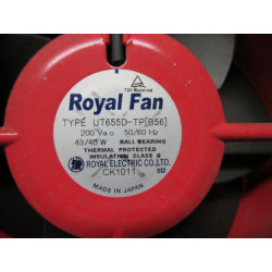 Royal Electric UT655D-TPB56 Fan UT655D-TP WGuard And Mounting Bracket - Used