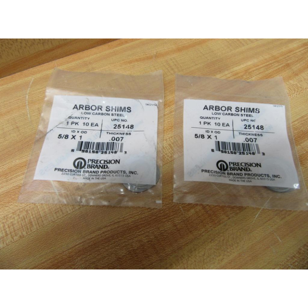 Precision Brand 25148 Arbor Shim (Pack of 20)