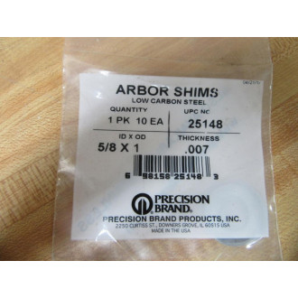 Precision Brand 25148 Arbor Shim (Pack of 20)