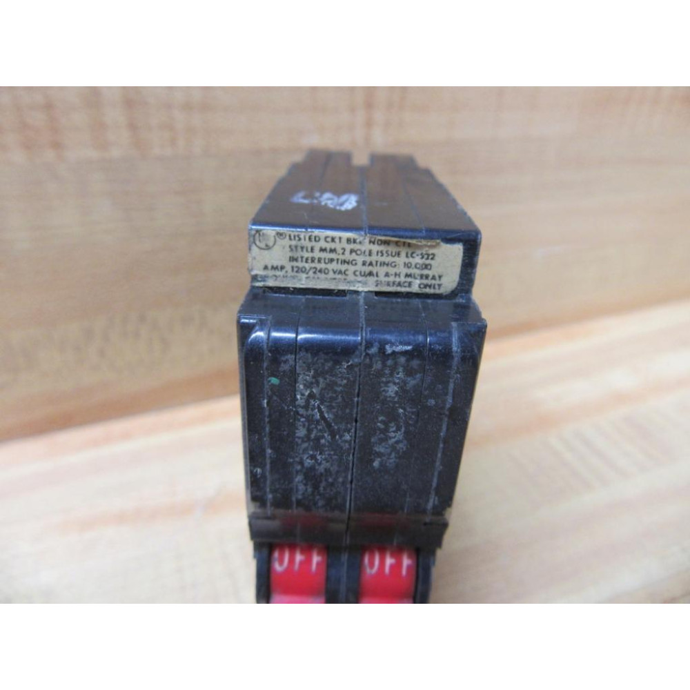 Murray MM220 Circuit Breaker 20A 2 Pole (Pack of 3) - Used