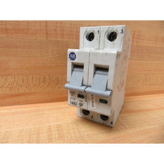 Allen Bradley 1492-SP2C150 15A Circuit Breaker 1492SP2C150 Series C - Used