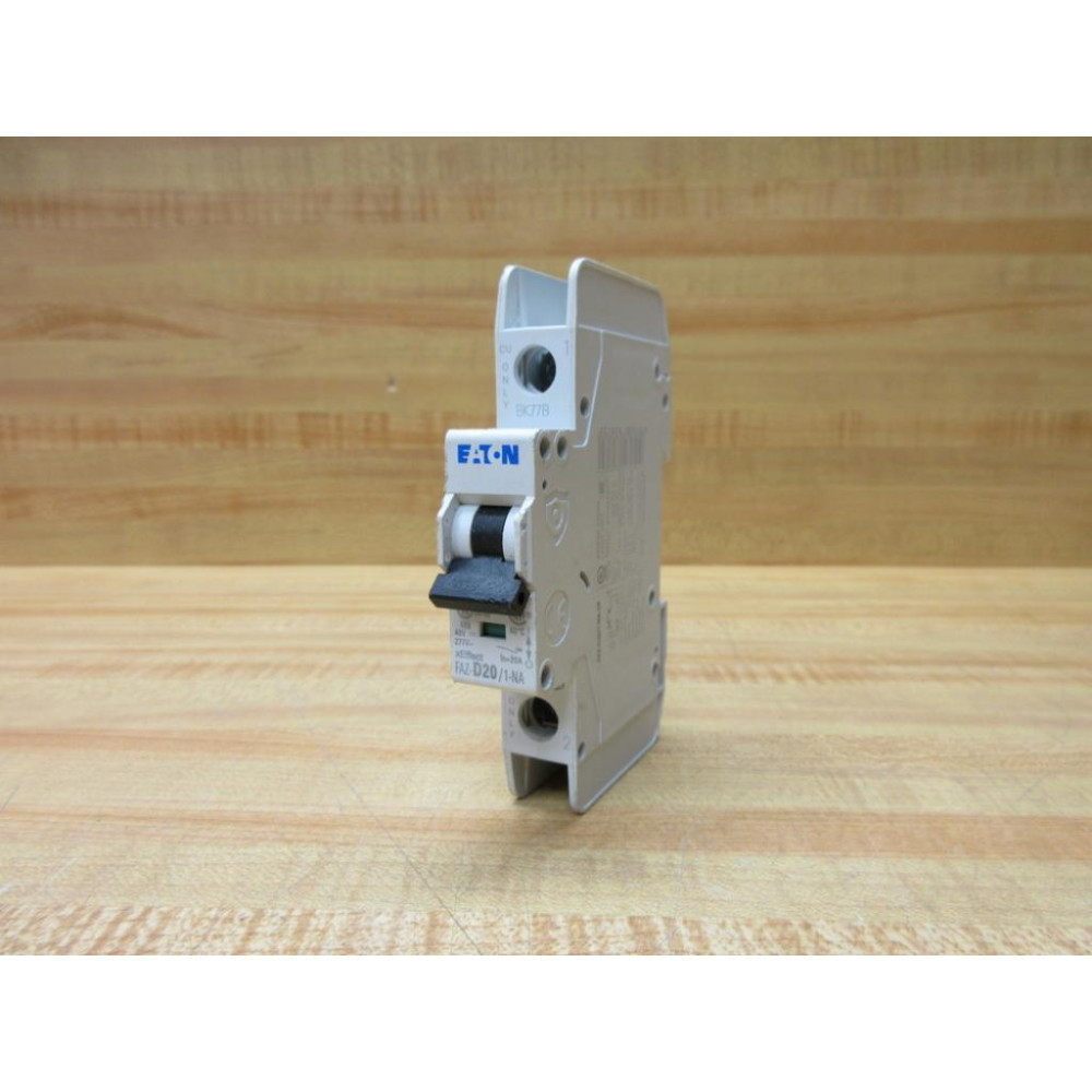 Cutler Hammer FAZ-D201-NA Eaton Circuit Breaker FAZ-D20-1-NA-SP - Used Cutler Hammer FAZ-D201-NA Eaton Circuit Breaker FAZ-D20-1-NA-SP - Used