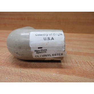 NOV Fiber Glass Systems CL255CX1 Fibercast 1" Pipe Elbow 255 CX1 - New No Box