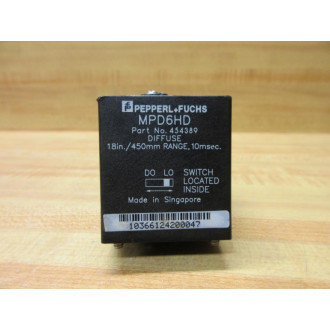 Pepperl + Fuchs MPD6HD Diffuse Mode Sensor 454389 - Used