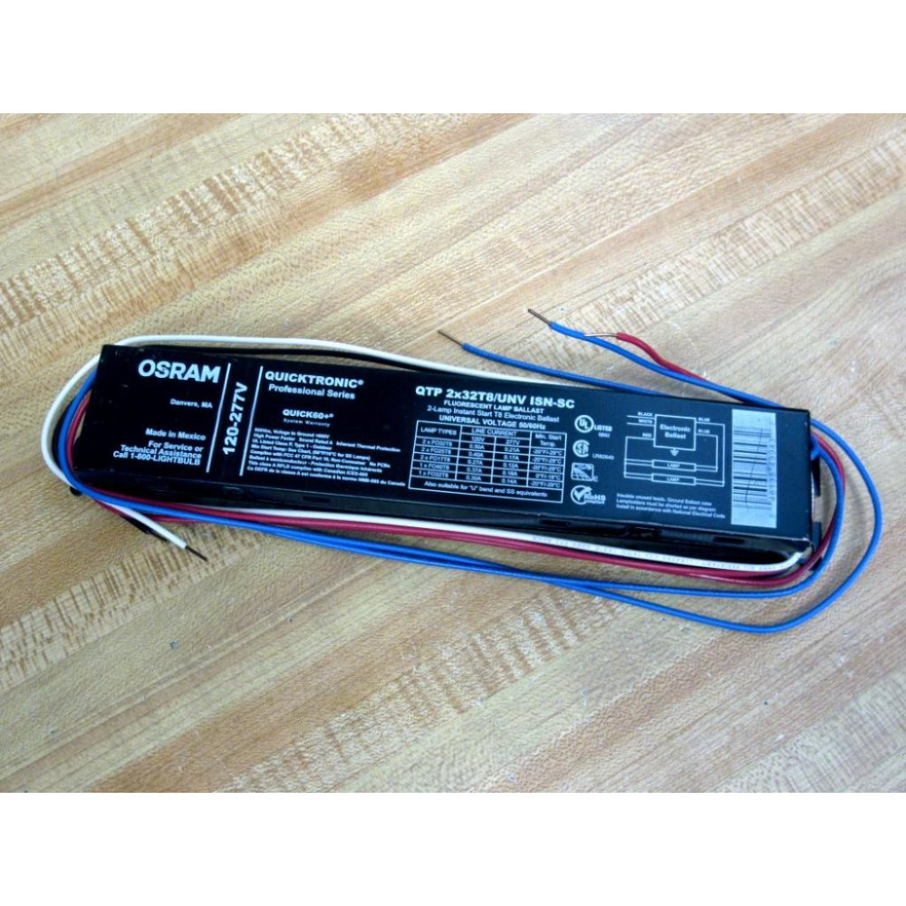 Osram QTP 2x32T8UNV ISN-SC Ballast QTP2x32T8UNVISNSC - New No Box