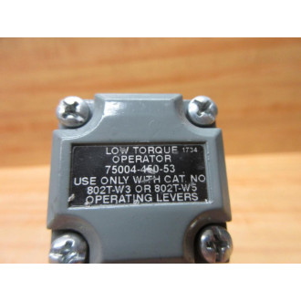 Allen Bradley 75004-450-53 Operator Head 7500445053 - Used