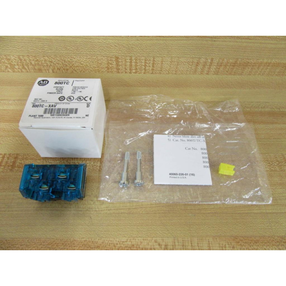 Allen Bradley 800TC-XAV Contact Block