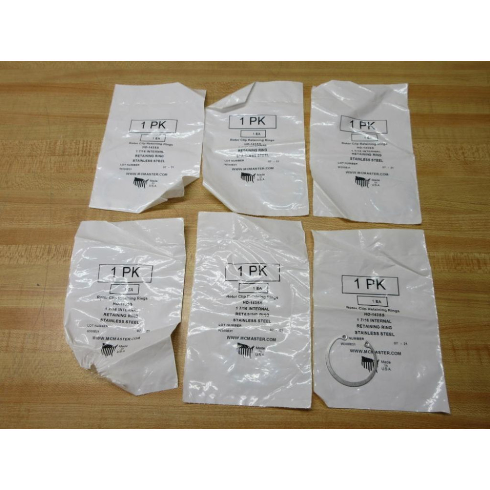 Rotor Clip HO-143SS Retaining Ring HO143SS (Pack of 6) Rotor Clip HO-143SS Retaining Ring HO143SS (Pack of 6)