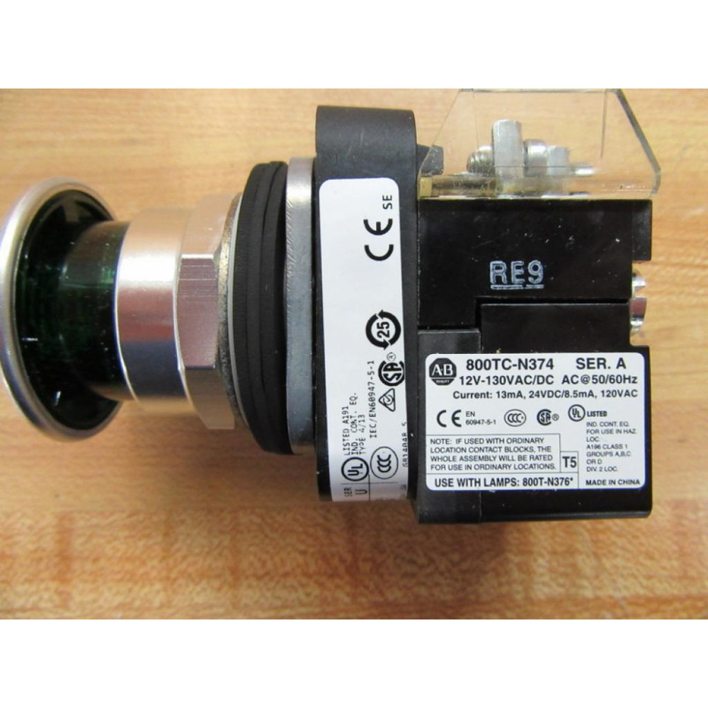 Allen Bradley 800T-FXNQH2GA Push Pull Switch W800T-XA