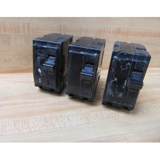 Square D QO-260 Circuit Breaker 2 Pole 60A QO260 (Pack of 3) - Used