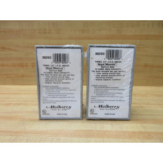 Mulberry 30203 Royal Mountie Outlet Box (Pack of 2)